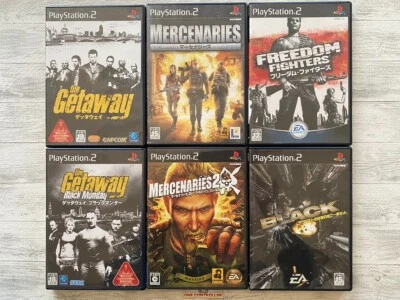 SONY PS2 The Getaway & Mercenaries 1 2 & Freedom Fighters & Black from japan - Image 1 of 4