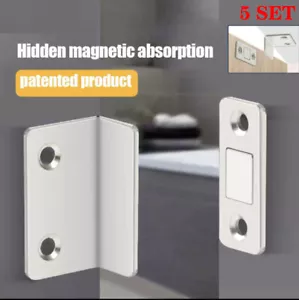 5/10stk Extrem Stark Schrank Tür Türmagnete Magnetschnäpper Möbelmagnet L Form - Bild 1 von 8