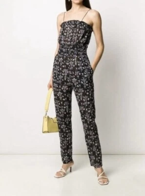 Isabel Marant ÉTOIlE NEW Timea Floral Cotton Jumpsuit In Dark Midnight Sz 42/10 - Image 1 of 4