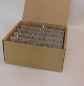 (25 Pack) Night Light Bulbs, C9, Clear, Steady Burning, 7 Watt, - Picture 1 of 1