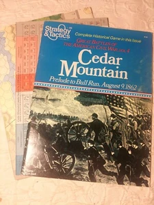 Cedar Mountain game from SPI with S&T magazine 86 - GBACW - mint + free ship - Picture 1 of 7