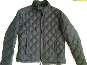 Kirkland Signature Down Quilted Black Jacket Coat Zipped Pockets Women's Size S - Picture 1 of 5