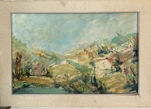 Olio su tela, paesaggio di montagna, XX secolo - Imagen 1 de 9