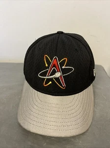 Albuquerque Isotopes Hat Cap Fitted Size 7 3/8 New Era 59fifty MiLB Black /915 - Picture 1 of 10
