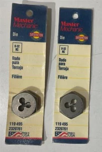Master Mechanic 8-32 NC Die USA 2pks 119 495 - Picture 1 of 2