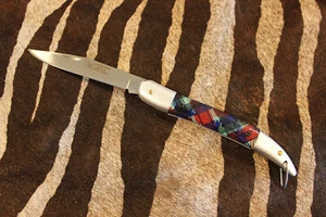 Okapi Tartan Silver Folding Fisherman 1978/10 - Picture 1 of 3