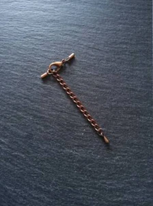 Antike kupferfarbene Endkappen-Sets für 1 mm Kordel Halsketten (1,5 mm Endkappen) - Bild 1 von 21