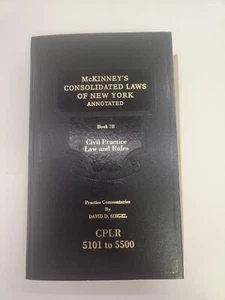 Mckinney's Consolidated Laws of New York 1997 Book 7B CPLR 5101-5500 by West - Picture 1 of 4