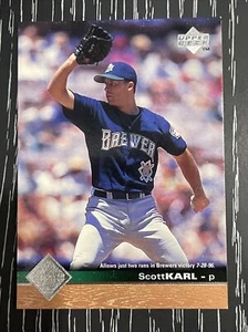 Scott Karl 1997 Upper Deck #406 Milwaukee Brewers - Picture 1 of 2