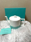 Tiffany&Co Color Block teapot  Blue White with box New