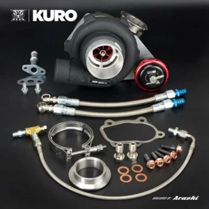 Rodamiento de bolas turbo KURO 3" GT2554R GT25R con banda en V 0,64 A/R 5 pernos 270 hp - Imagen 1 de 6
