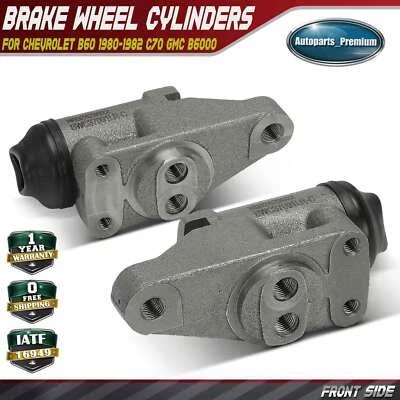 2Pcs Front Side Brake Wheel Cylinders for Chevrolet B60 1980-1982 C70 GMC B6000 - Image 1 of 4