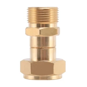 Pressure Washer Swivel Joint, Free To Hose Fitting, Anti Twist MetricK5 - Picture 1 of 8