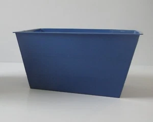 Kleine unbedeckte Kunststoff-Aufbewahrungsbehälter, blau - Bild 1 von 12
