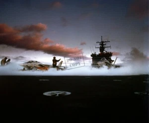 F-14 Tomcat fighter - F/A-18 Hornet fighter USS ENTERPRISE CVN-6 5X7 Photograph - Picture 1 of 1