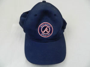 Cappello snapback bianco vintage Drew Pearson Atlanta Braves merce originale MLB - Foto 1 di 8