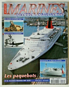 MAGAZINE MARINES 1996 N°46 PAQUEBOTS PORTE-AVIONS ARROMANCHES FLOTTE RUSSE - Imagen 1 de 1