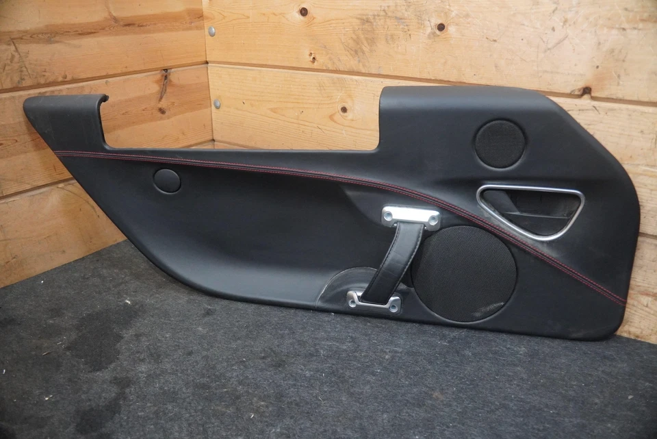 Front Left Driver Interior Door Trim Panel Cover Black OEM Alfa Romeo 4C 2015-20 - Image 1 of 4