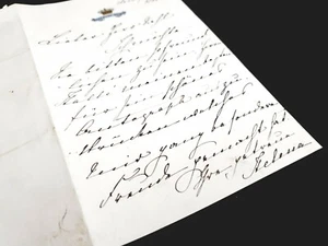 Prinzessin Helena Augusta Victoria signed Autogramm Royal Letter Document Royalty - Bild 1 von 12
