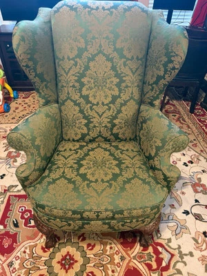 Silla de ala KINDEL Winterthur Clawfoot Chippendale Foto 1 de 4