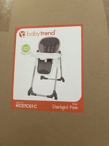 Baby Trend Dine Time 3-in-1 High Chair - Starlight Pink / New - Picture 1 of 4