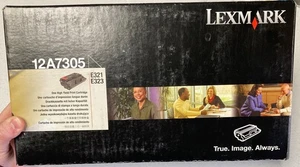 Genuine Lexmark 12A7305 Black High-Yield Toner - NEW SEALED - Picture 1 of 1