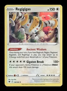 Holograma Holograma Regigigas Raro SWSH10: Resplandor Astral 130/189 Casi Nuevo Pokémon Casi Nuevo - Imagen 1 de 2