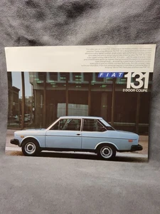 Vintage 1976 Fiat 131 2 Door Coupe Sales Brochure Sheet Excellent Original 76 - Picture 1 of 2