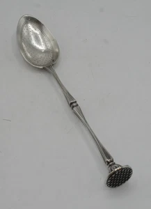 RARE CUILLERE A MEDICAMENT ARGENT MASSIF  POINCON MINERVE ORIGINE FRANCE - Picture 1 of 8