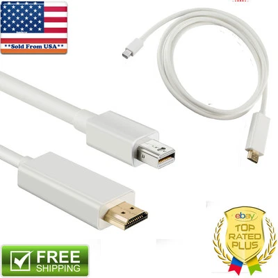6 FT Thunderbolt Mini Display Port To HDMI Cable For Apple iMAC Macbook Air Pro - Image 1 of 3