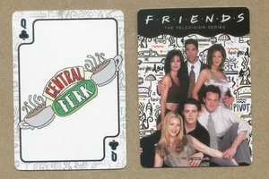 FRIEND'S TV Series, QUEEN of CLUBS Swap Playing CARD - Picture 1 of 3