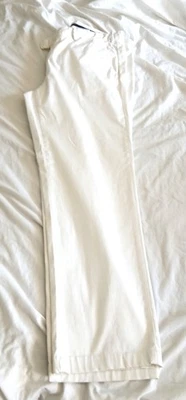 Pantalones elásticos de algodón blancos Pal Zileri Lab para hombre - informales inteligentes - talla 40 Foto 1 de 4