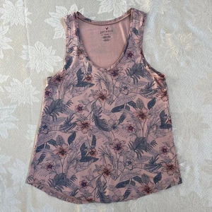 American Eagle weiches & sexy geblümtes fließendes Tanktop Small - Bild 1 von 10