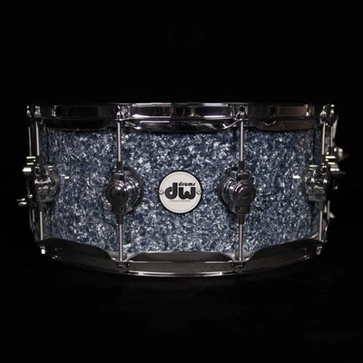 DW 14" x 6" Design Series Snare Drum, Blue Granite - Image 1 of 4