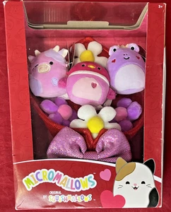 Micromallows Valentines Bouquet By Squishmallows 2025 NEW IN BOX - Picture 1 of 2