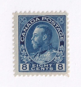 MATT'S STAMPS SCOTT CANADA #115, 8-CENT GEORGE V ISSUE OF 1925, MH CV$37.50 - Picture 1 of 3