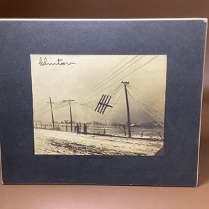 Antique 1907 Photo Showing Power Lines Down Seen From The Memphis Depot MO - Picture 1 of 5