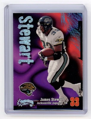 1998 Skybox #14 James Stewart Thunder RAVE SSP 11/150 Jaguars - Image 1 of 2