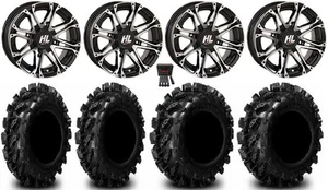 High Lifter HL3 12" Wheels Machined 25" Swamp Lite Tires RZR XP 1000 / PRO XP - Picture 1 of 4