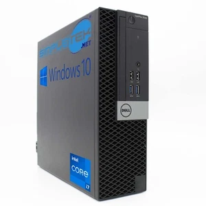 Dell Optiplex 3040 SFF I7 6700 16GB 480GB Windows 10 Computer Desktop PC - Picture 1 of 5