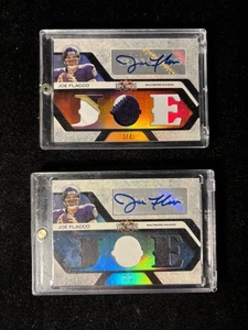 2008 Topps Triple Threads Joe Flacco “JOE” Ruby Relic Rookie Patch Auto SSP 3/4 - Picture 1 of 2