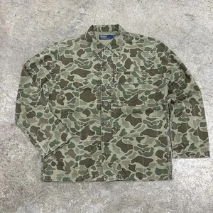 Polo Ralph Lauren Military Jacket Adult Medium Green Duck Camo Saranac Lake 2 - Picture 1 of 13