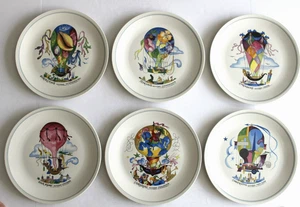 Vintage 1980er Villeroy & Boch Jean Mercier Le Ballon 6 Speiseteller… makellos - Bild 1 von 8