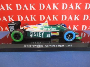 Die cast 1/24 Modellino Auto F1 Benetton B186 1986 G. Berger - Foto 1 di 6
