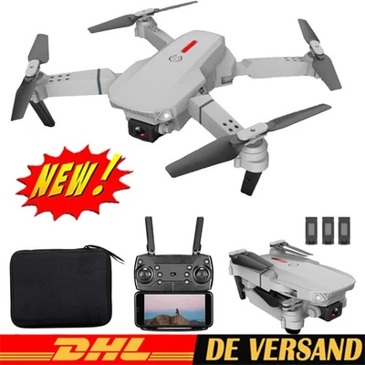 Mini Faltbar WiFi FPV Drohne Mit 4K-HD Neu Kamera Selfie RC Quadrocopter Drone - Bild 1 von 4