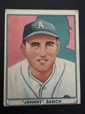1941 PLAYBALL BASEBALL CARD #40 JOHN CHARLES BABICH PHILADELPHIA ATHLETICS VG-EX - Image 1 of 2