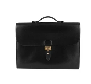 Hermes – Schwarze Kalbsleder-Goldkettentasche 7222927883 - Bild 1 von 8