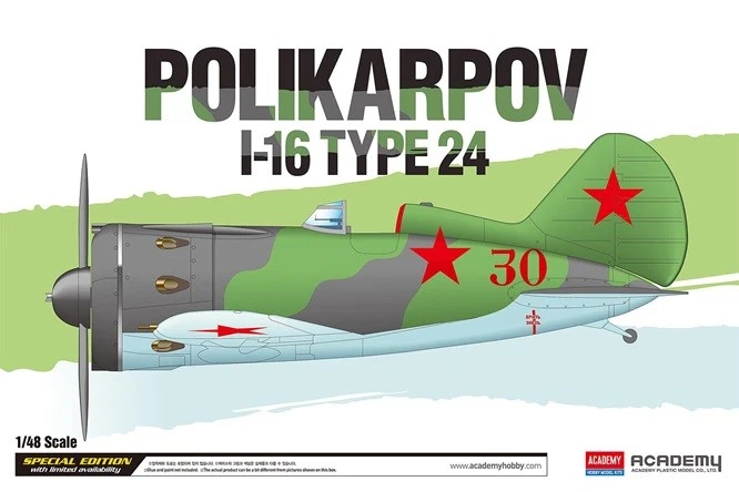 Academy 12314 - 1/48 Polikarpov I-16 Tipo 24 - Nuova - Immagine 1 di 1