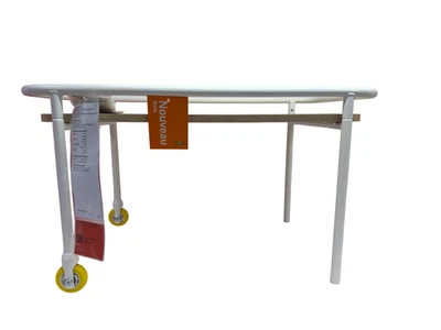 New IKEA BRANNBOLL Ash Effect/White Side Table Casters (27 ⅛x 15 ⅜ ") 005.863.60 - Image 1 of 4