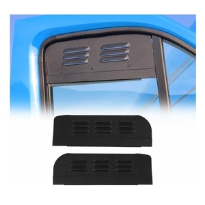 Lüftungsgitter Be & Entlüftung für Renault Master 2 1998-2010 Alu Schwarz 2tlg - Bild 1 von 8